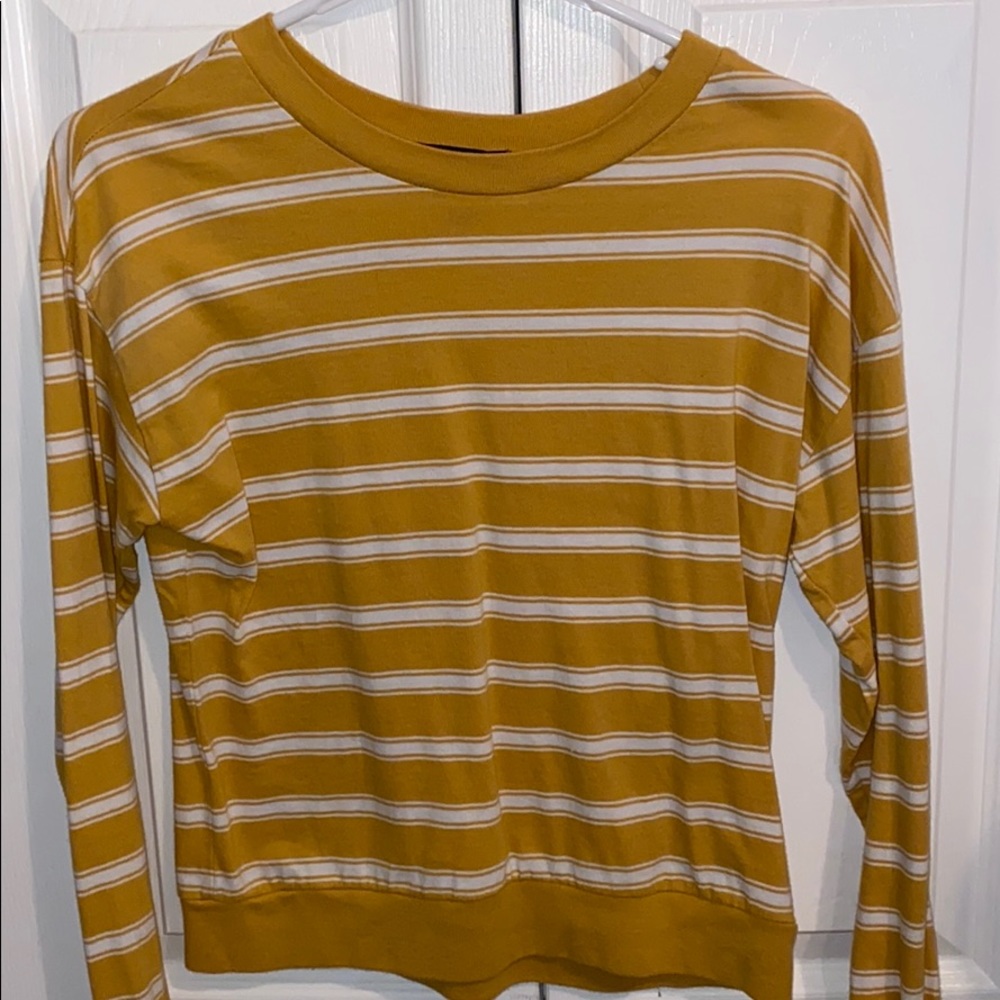 Striped crew neck